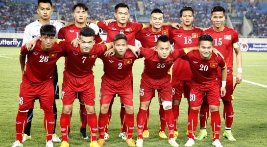 Việt Nam’s national men’s football team. — Photo motthegioi.vn  Read more at http://vietnamnews.vn/sports/421510/viet-nam-top-sea-region-rankings.html#qSc2GSX3GFCydeEB.99