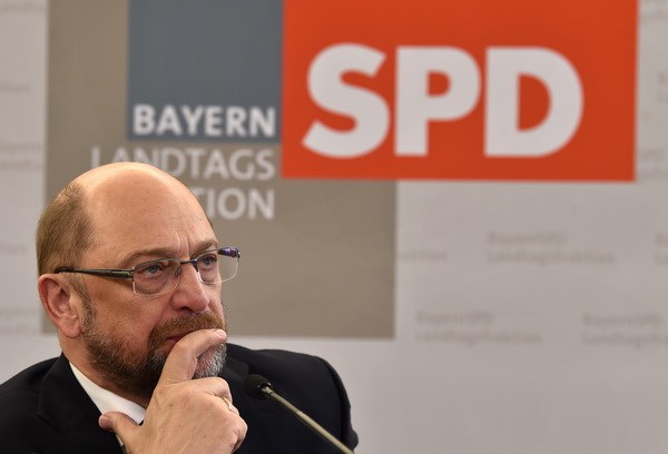 Lãnh đạo SPD Martin Schulz trong cuộc họp báo với sau một hội nghị tại Irsee, miền Nam nước Đức. (Nguồn: AFP/TTXVN)