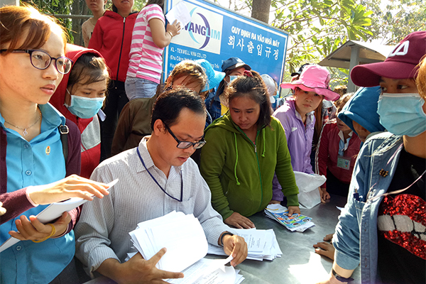 Chốt sổ bảo hiểm cho người lao động Công ty KL Texwell Vina