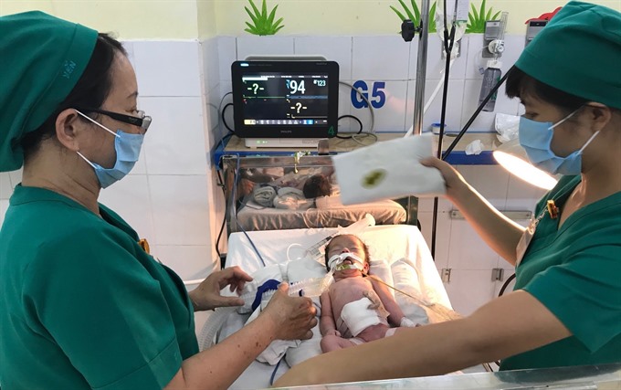 Baby infected with rare disease saved