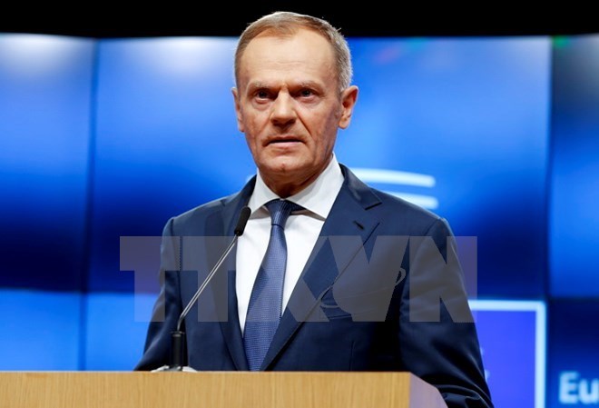 Chủ tịch Hội đồng châu Âu Donald Tusk. (Nguồn: THX/TTXVN)