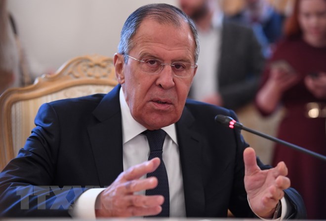 Ngoại trưởng Nga Sergei Lavrov. (Nguồn: AFP/TTXVN)