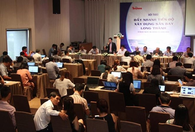 A seminar was held on March 28 to discuss ways to speed up the construction of the Long Thanh International Airport in Dong Nai