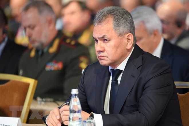 Bộ trưởng Quốc phòng Nga Sergei Shoigu. (Nguồn: AFP/TTXVN)