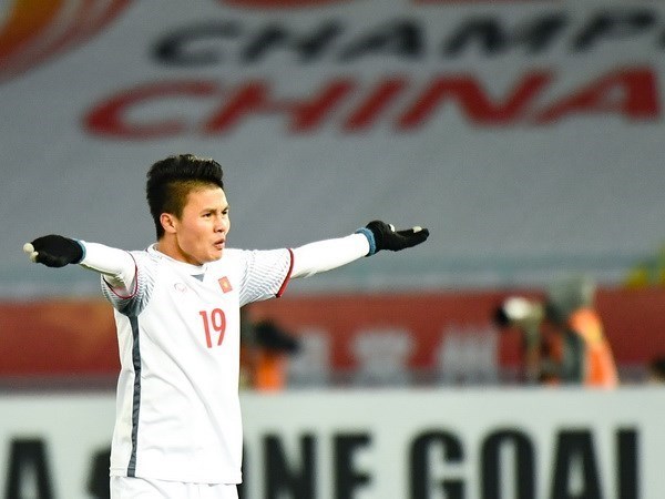 England’s World Soccer magazine has named Vietnamese midfielder Nguyen Quang Hai in its unranked list of 500 most important players on the planet (Photo: VNA)