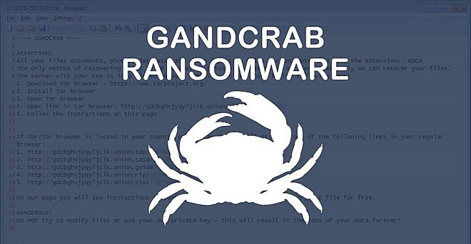 Ransomware GandCrab requires victims pay money for decrypted data