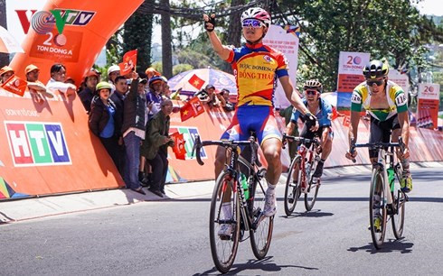 Hoang Thai wins 19th stage of HTV cycling race