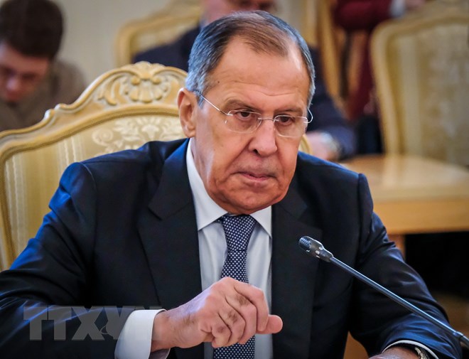 Ngoại trưởng Nga Sergei Lavrov. (Nguồn: AFP/TTXVN)