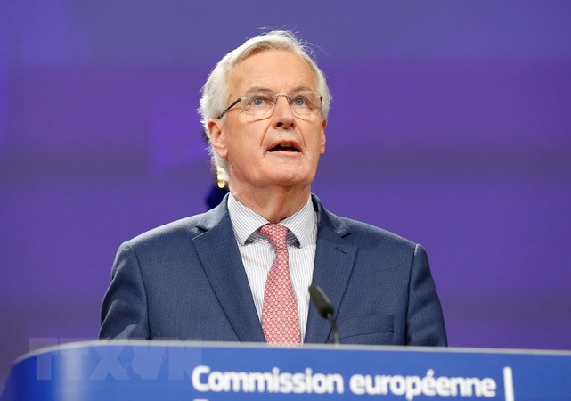 Ông Michel Barnier, Trưởng đoàn đàm phán Brexit của Liên minh châu Âu. (Ảnh: THX/TTXVN)