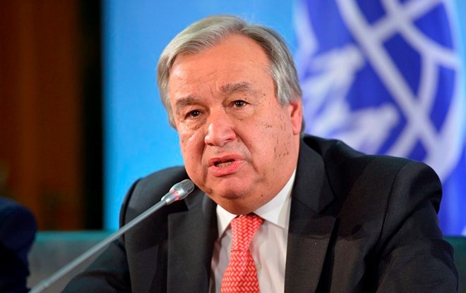 Tổng thư ký Liên hợp quốc, ông Antonio Guterres. (Nguồn: Getty Images)