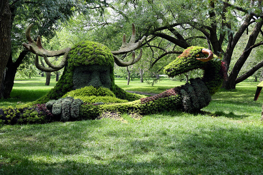 Amazing plant sculptures