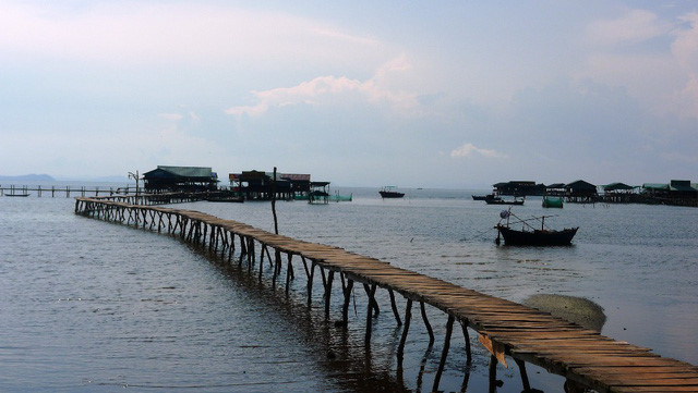   Rach Vem is famous for its many floating villages just offshore.