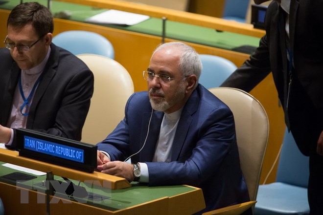 Ngoại trưởng Iran Mohammed Javad Zarif. (Ảnh: AFP/TTXVN)