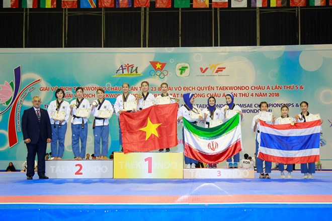 Vietnam ranked third at 5th Taekwondo Poomsae Championship