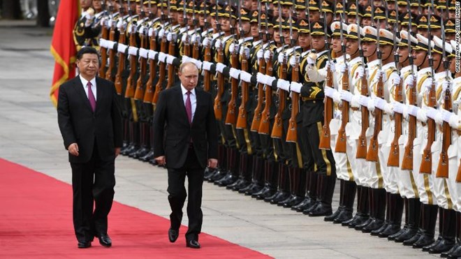 Tổng thống Putin: Hợp tác Nga-Trung ở "mức cao chưa từng có"