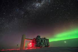 The IceCube Laboratory is pictured at the Amundsen-Scott South Pole Station, in Antarctica, in 2017 and released on July 12, 2018. 