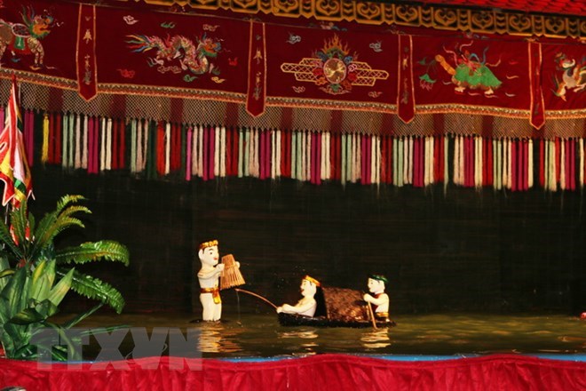 The first Vietnam Puppetry Festival opened on Nguyen Hue Pedestrian street, Ho Chi Minh City, on August 16. (Photo: VNA)