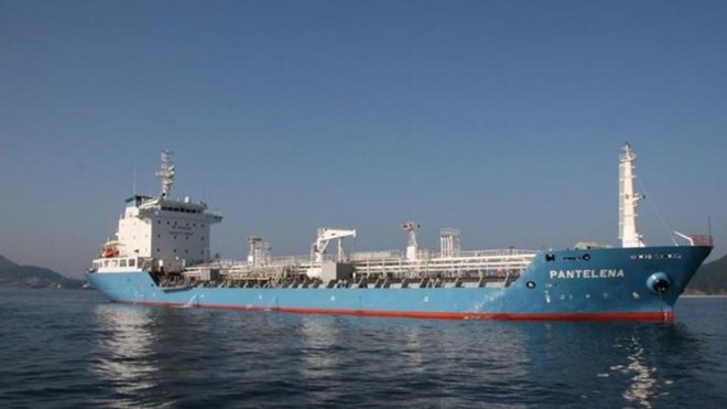 Tàu chở dầu Pantelena. (Nguồn: scmp.com)