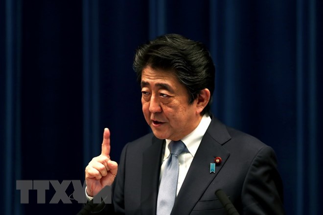 Thủ tướng Nhật Bản Shinzo Abe. (Nguồn: AFP/TTXVN)