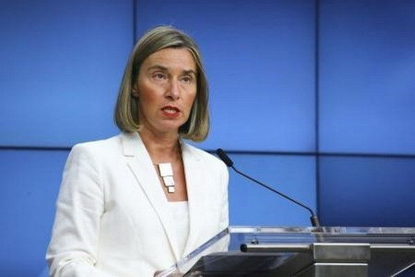 Đại diện cấp cao EU về chính sách an ninh và đối ngoại Federica Mogherini. (Nguồn: TTXVN phát)