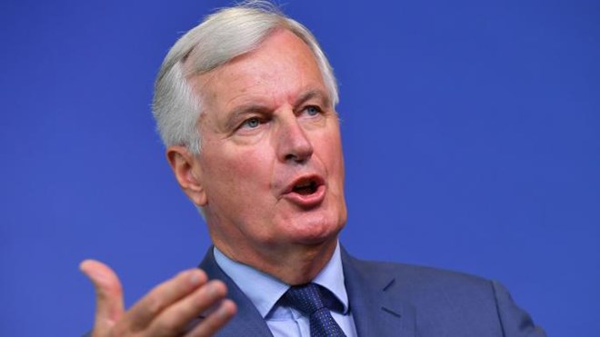 Trưởng đoàn đàm phán của Liên minh châu Âu (EU) về Brexit, ông Michel Barnier. (Nguồn: AFP)