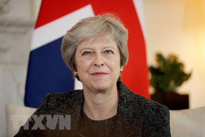 Thủ tướng Anh Theresa May. (Ảnh: AFP/TTXVN)