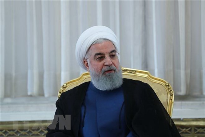 Tổng thống Iran Hassan Rouhani tại một cuộc họp ở Tehran ngày 14-7. (Nguồn: AFP/TTXVN)