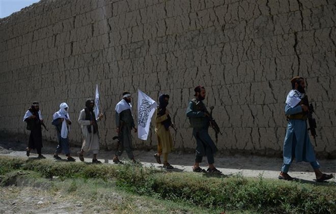 Các tay súng Taliban tại Jalalabad, Afghanistan. (Ảnh: AFP/TTXVN)