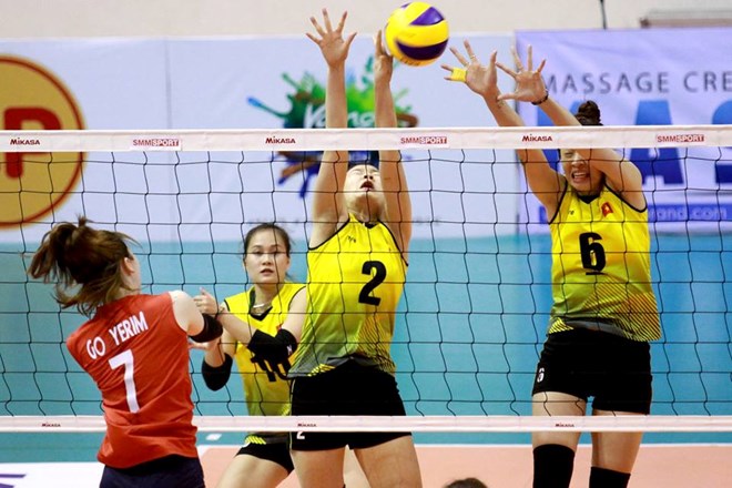 Vietnam national women’s volleyball team gained the fifth place at the sixth Asian Volleyball Confederation Cup for Women (Photo: thethao247.vn)