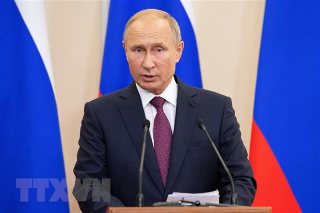 Tổng thống Nga Vladimir Putin. (Ảnh: AFP/TTXVN)