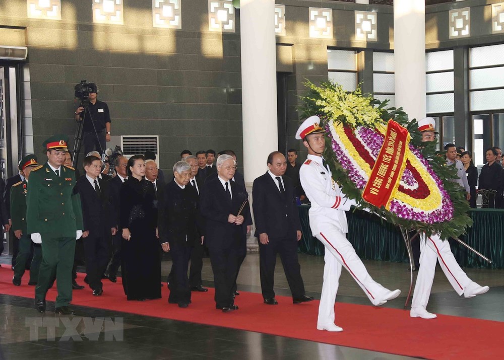 Cử hành trọng thể Lễ Quốc tang nguyên Tổng Bí thư Đỗ Mười