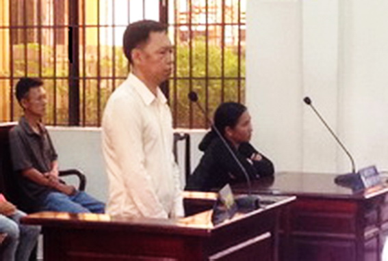 Bị cáo Nguyễn Hồng Linh tại tòa