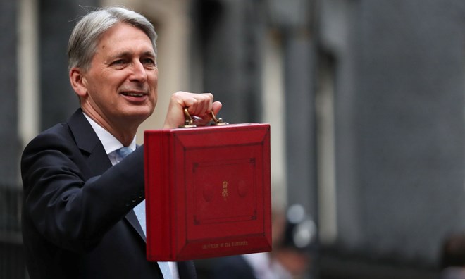 Bộ trưởng Tài chính Anh Philip Hammond. (Nguồn: AFP)