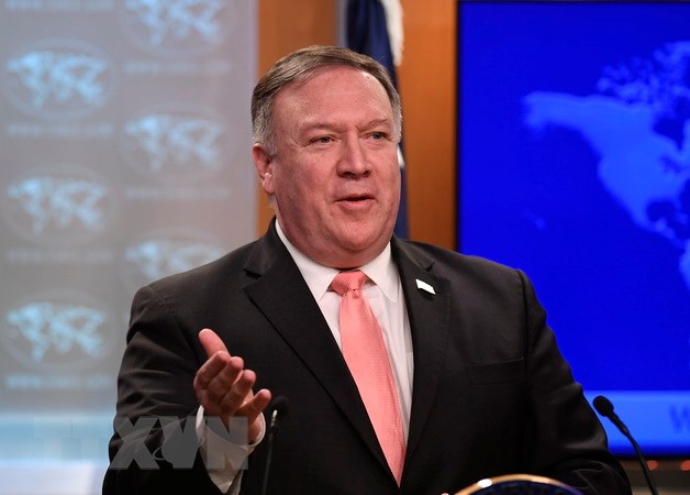 Ngoại trưởng Mỹ Mike Pompeo. (Ảnh: THX/TTXVN)