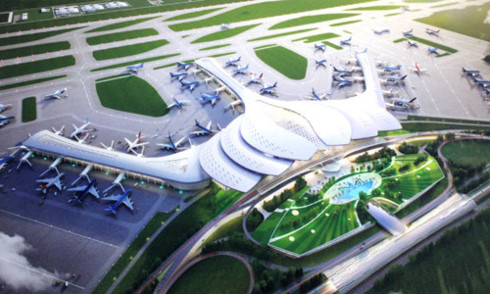 An artist impression of the Long Thanh International Airport in Dong Nai province, Vietnam. Photo acquired by VnExpress