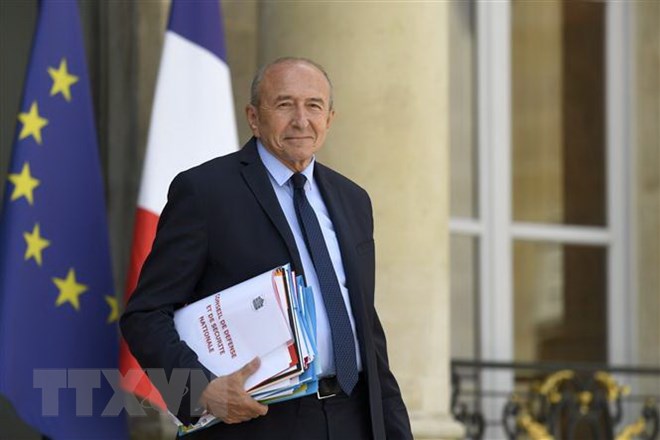 Ông Gerard Collomb. (Ảnh: AFP/TTXVN)