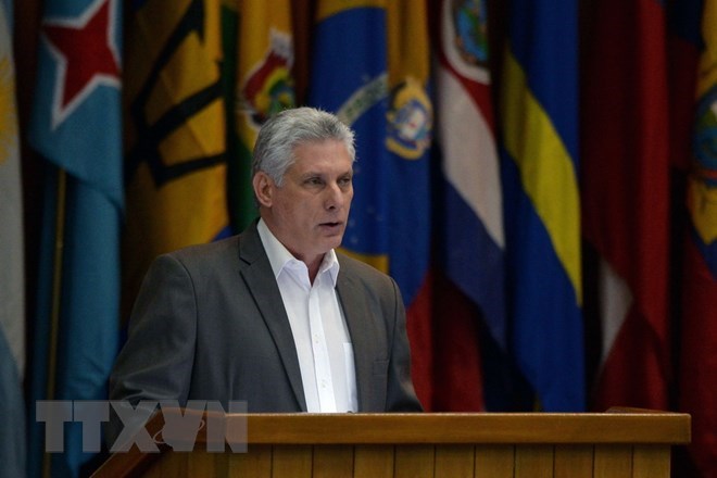 President of the Council of State and Council of Ministers of Cuba Miguel Mario Diaz Canel Bermudez 