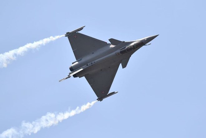 Máy bay Rafale tại triển lãm hàng không Paris Air Show, 2018. (Nguồn: Getty Images)