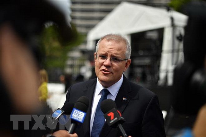 Thủ tướng Australia Scott Morrison. (Ảnh: AFP/TTXVN)