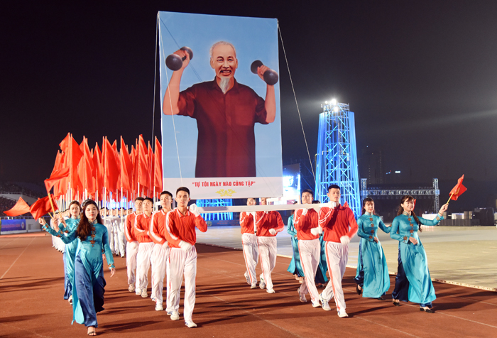Khai mạc trọng thể Đại hội Thể thao toàn quốc lần thứ VIII