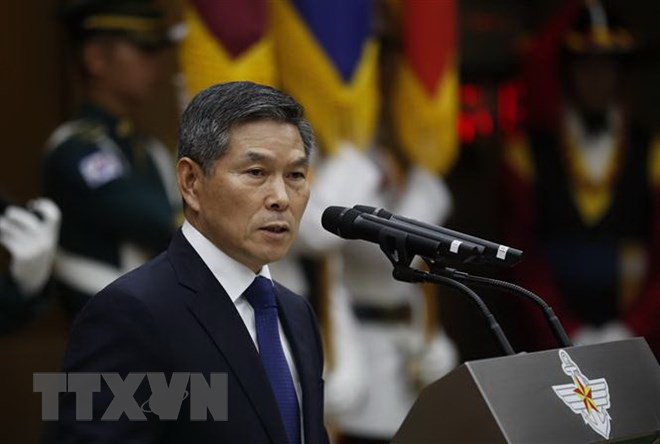 Bộ trưởng Quốc phòng Hàn Quốc Jeong Kyeong-doo. (Nguồn: AFP/TTXVN)