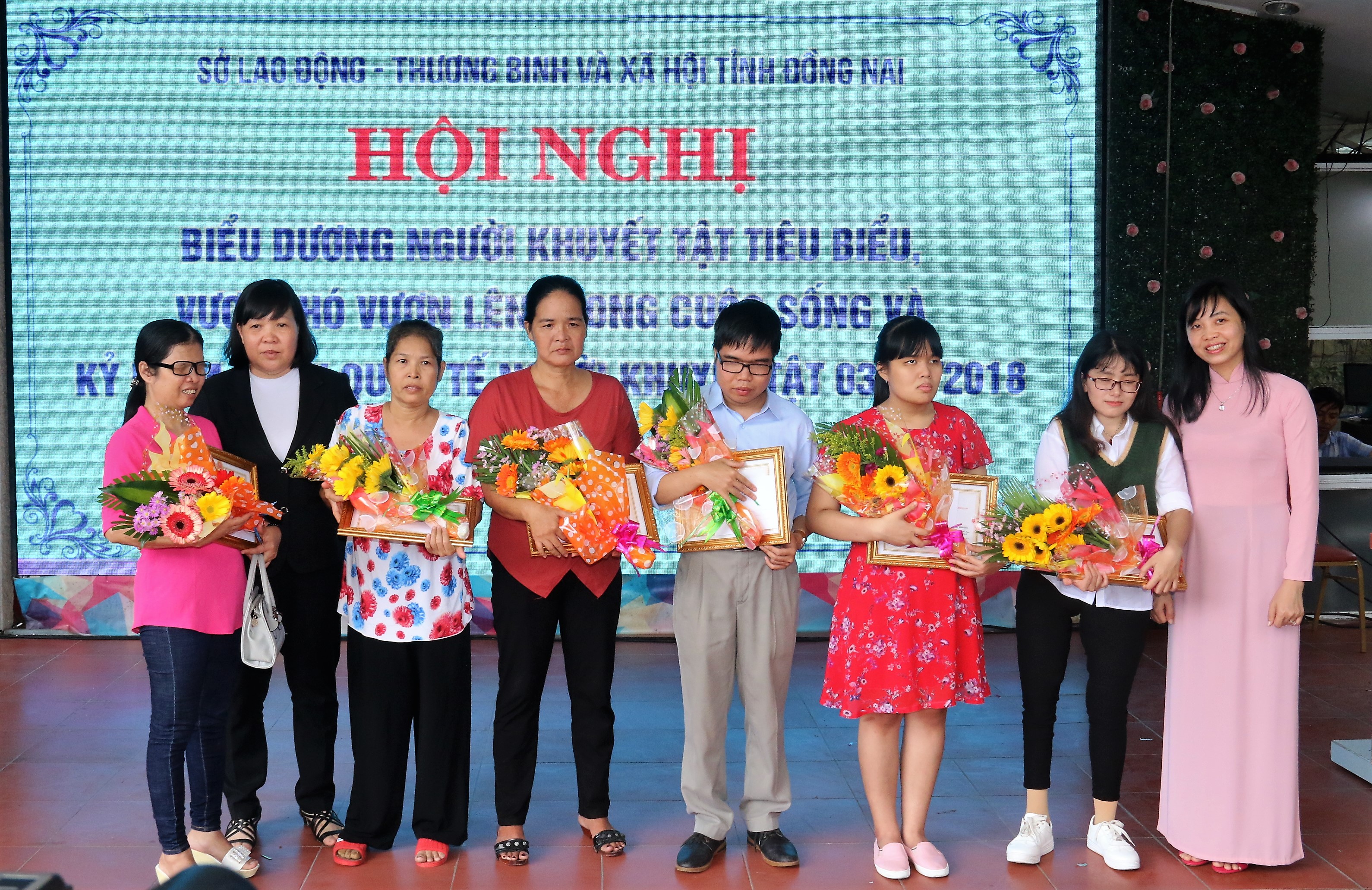60 people with disabilities honored