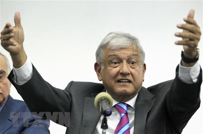 Tân Tổng thống Mexico Andres Manuel Lopez Obrador. (Nguồn: TTXVN)