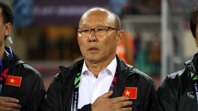 Việt Nam’s head coach Park Hang-seo. — Photo thethaovanhoa.vn  Read more at http://vietnamnews.vn/sports/482640/park-named-among-asians-of-the-year.html#7elOxbef5EjyFO4O.99