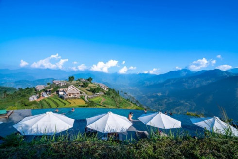 A view of Topas Ecolodge inside Hoang Lien Son National Park. Photo: Topas Ecolodge