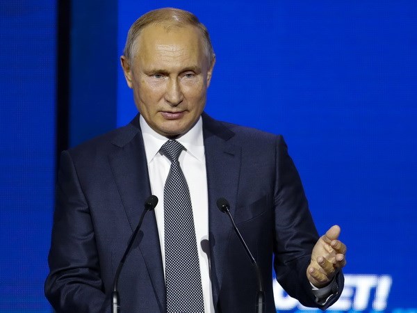 Tổng thống Nga Vladimir Putin. (Ảnh: AFP/TTXVN)