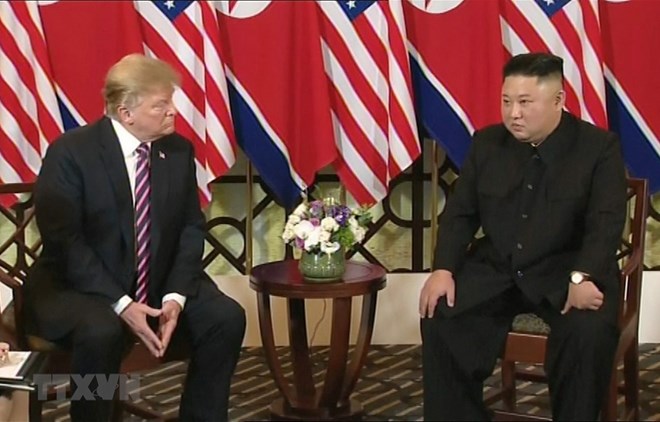 US President Donald Trump (L) and DPRK leader Kim Jong-un (Source: VNA)  