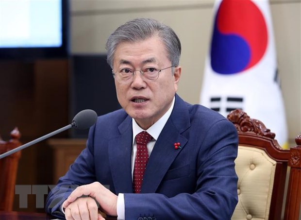 Tổng thống Hàn Quốc Moon Jae-in. (Nguồn: Yonhap/TTXVN)