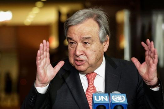 Tổng Thư ký Liên hợp quốc Antonio Guterres. (Nguồn: AFP)