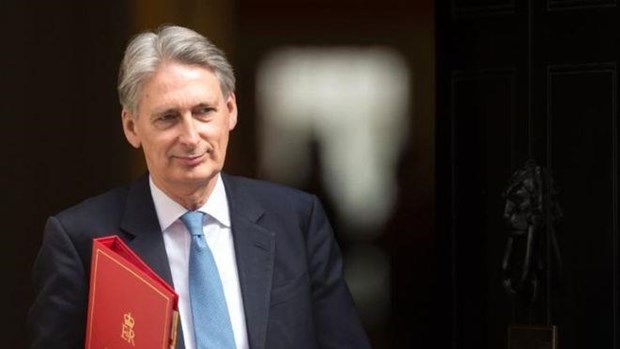 Bộ trưởng Tài chính Anh Philip Hammond. (Nguồn: AFP)